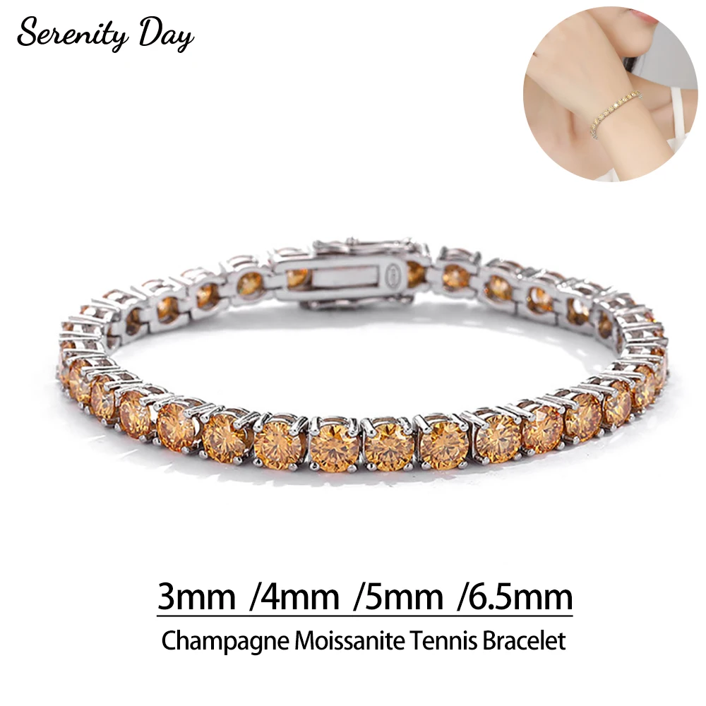 Serenity 3 мм 4 мм 5 мм Теннисный браслет с муассанитом цвета шампанского для женщин и мужчин 100% стерлинговое серебро S925 с покрытием 18K Ручная цепочка в стиле хип-хоп
Serenity 3 мм 4 мм 5 мм Теннисный браслет с муассанитом цвета шампанского для женщин и мужчин 100% стерлинговое серебро S925 с покрытием 18K Ручная цепочка в стиле хип-хоп