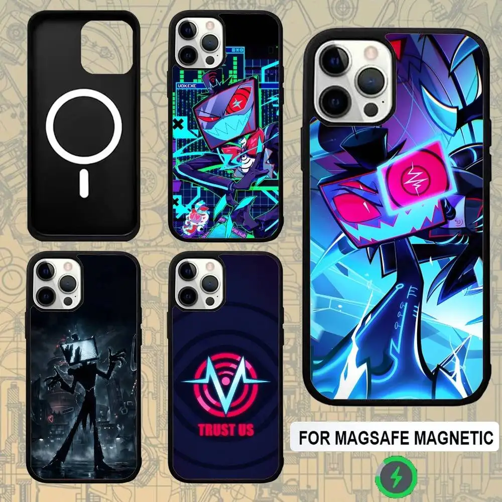 H-Hazbin Hotel VOX Trust Us For Magsafe Wireless Charger Case For iPhone 15,16,17,13,14,11,12,Pro,Max,Plus,E,Air,Mini Magnetic
H-Hazbin Hotel VOX Trust Us For Magsafe Wireless Charger Case For iPhone 15,16,17,13,14,11,12,Pro,Max,Plus,E,Air,Mini Magnetic
