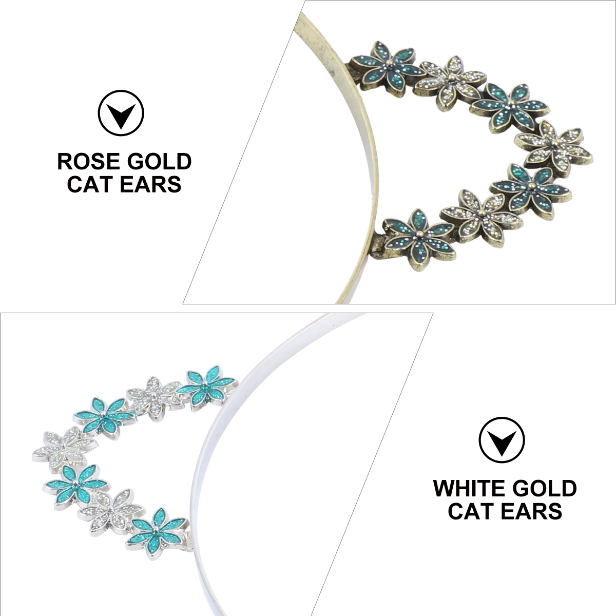 2Pcs Cat Ear Flower Headband Lightweight Alloy Hair Hoop for Carnival Costume Party Accessories Cat Ear Headband
2Pcs Cat Ear Flower Headband Lightweight Alloy Hair Hoop for Carnival Costume Party Accessories Cat Ear Headband