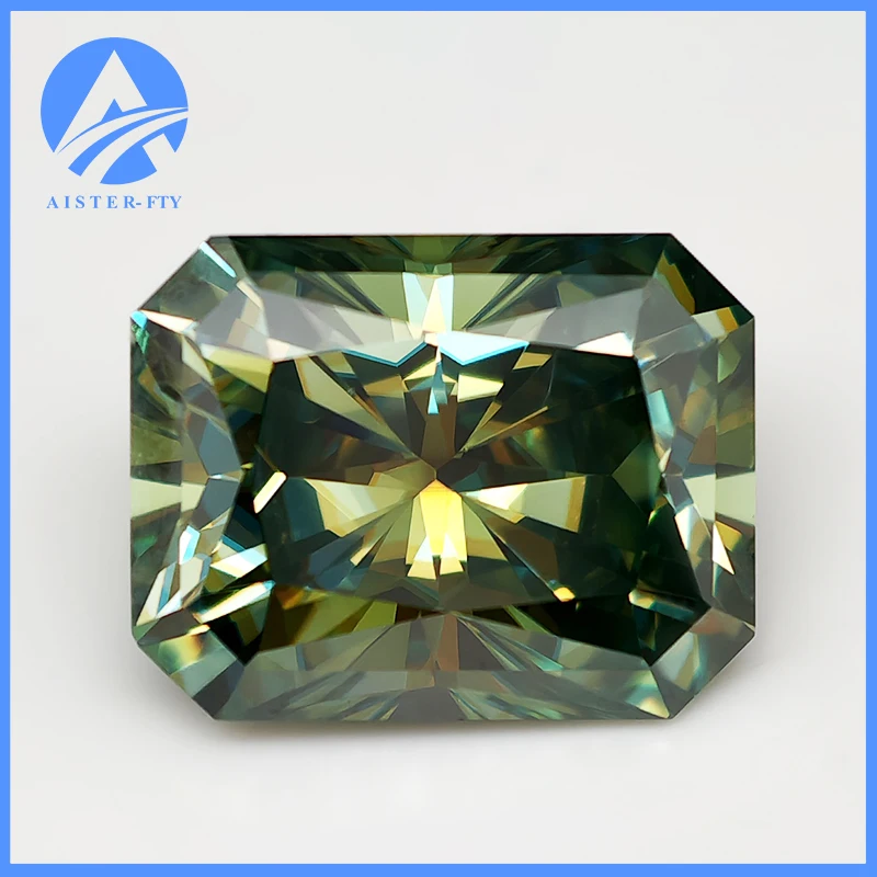 Natural Never Fade Green Color Radiant Cut Moissanite Loose Stone Pass Tester with GRA Certificate For Jewelry Making
Natural Never Fade Green Color Radiant Cut Moissanite Loose Stone Pass Tester with GRA Certificate For Jewelry Making
