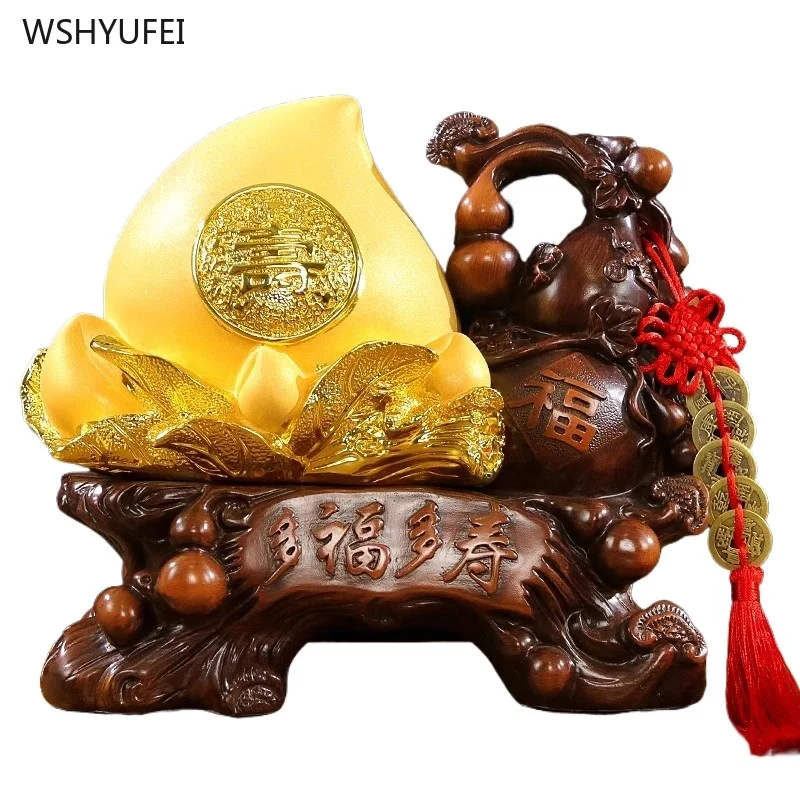 Shoutao ornaments Birthday gifts for the elderly Home decoration accessories Resin crafts simulation Peach decoration
Shoutao ornaments Birthday gifts for the elderly Home decoration accessories Resin crafts simulation Peach decoration