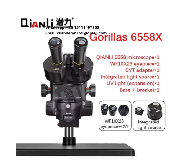 QianLi OEM/ODM HD Trinocular Zoom Stereo Microscope 6.5-58X Inquiry & Bulk Quotation
QianLi OEM/ODM HD Trinocular Zoom Stereo Microscope 6.5-58X Inquiry & Bulk Quotation