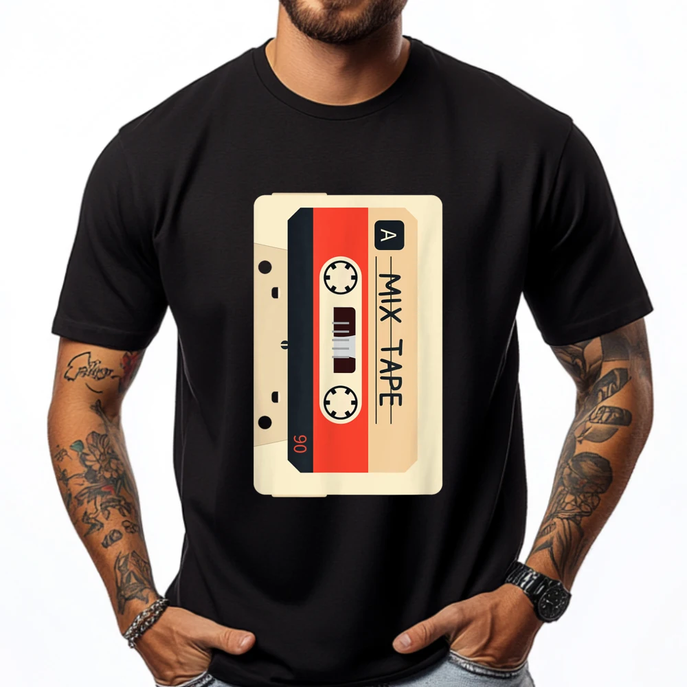 Retro 80s Mix Music Cassette Tape Clothing Halloween Designer T Shirt Men Clothes Alphabet Grpahic Tee Men's Clothes
Retro 80s Mix Music Cassette Tape Clothing Halloween Designer T Shirt Men Clothes Alphabet Grpahic Tee Men's Clothes