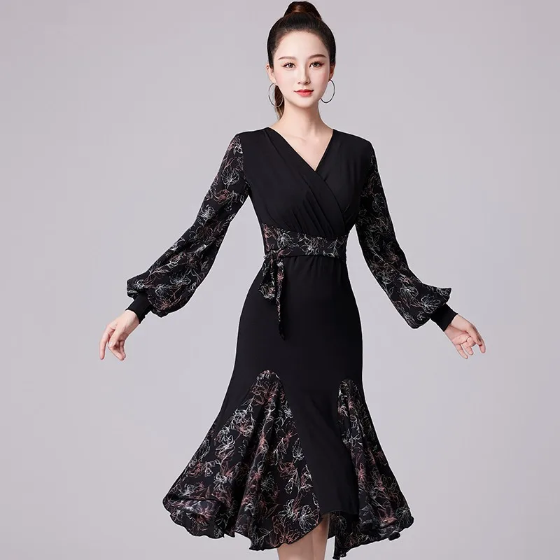 Spring New Latin Dance Dress Training Dress For Adult Women's Modern Mid Length Dance Competition Colorful Performance Dress 3XL
Spring New Latin Dance Dress Training Dress For Adult Women's Modern Mid Length Dance Competition Colorful Performance Dress 3XL