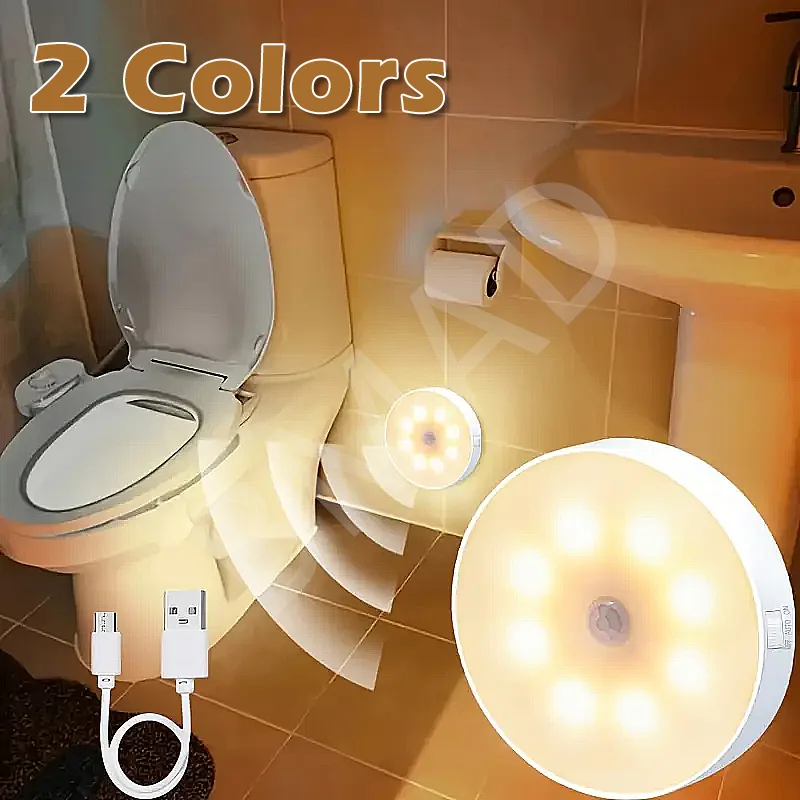 Motion Activated LED Night Light USB Rechargeable Magnetic Wireless for Closet Kitchen Cabinet Wardrobe Portable Flashlight 
Motion Activated LED Night Light USB Rechargeable Magnetic Wireless for Closet Kitchen Cabinet Wardrobe Portable Flashlight