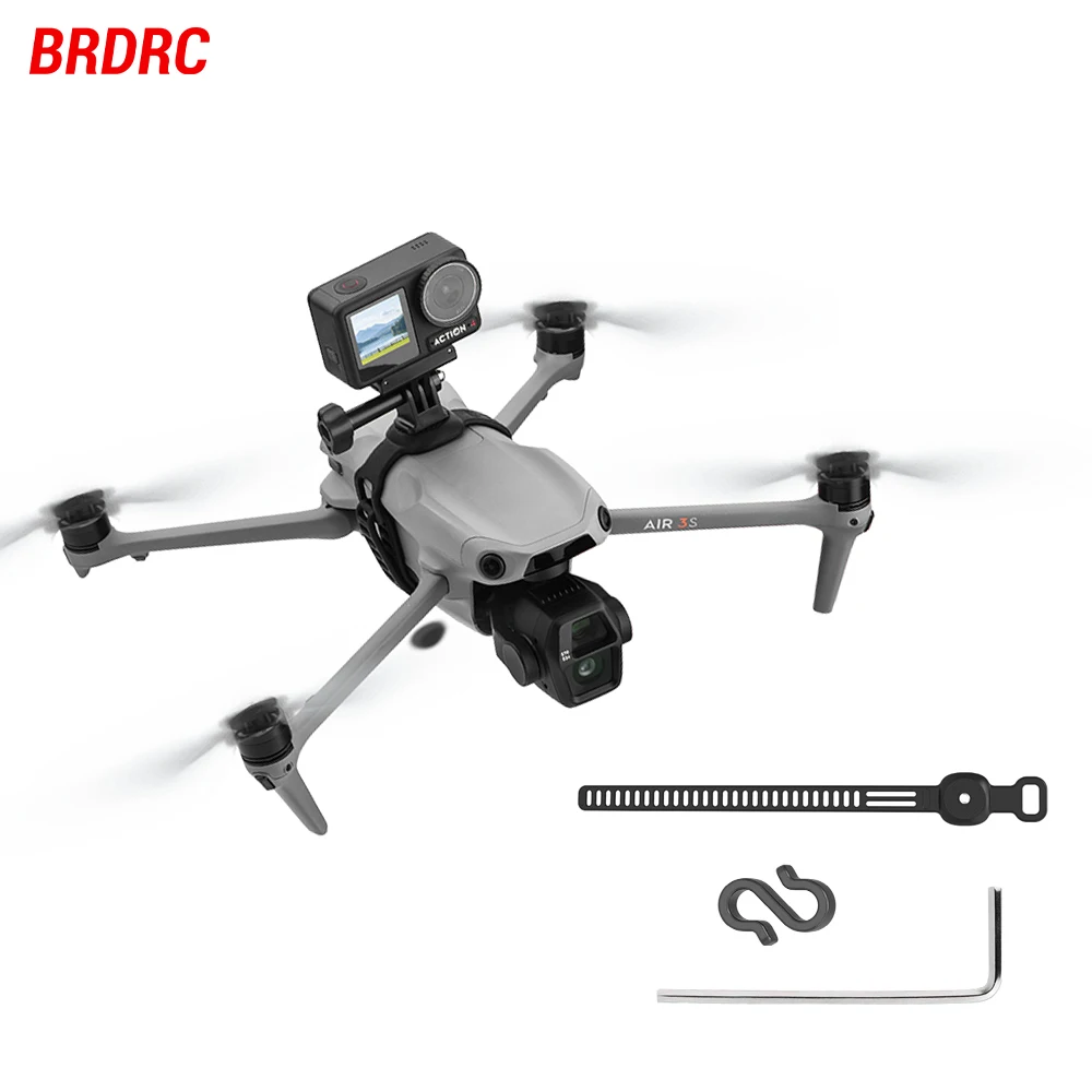 BRDRC Top Extension Brackect Mount for DJI Mavic 3 Pro/3C/Air 3S/2 Drone Extension Holder for Action 5Pro/Insta360 X5 Accessory
BRDRC Top Extension Brackect Mount for DJI Mavic 3 Pro/3C/Air 3S/2 Drone Extension Holder for Action 5Pro/Insta360 X5 Accessory