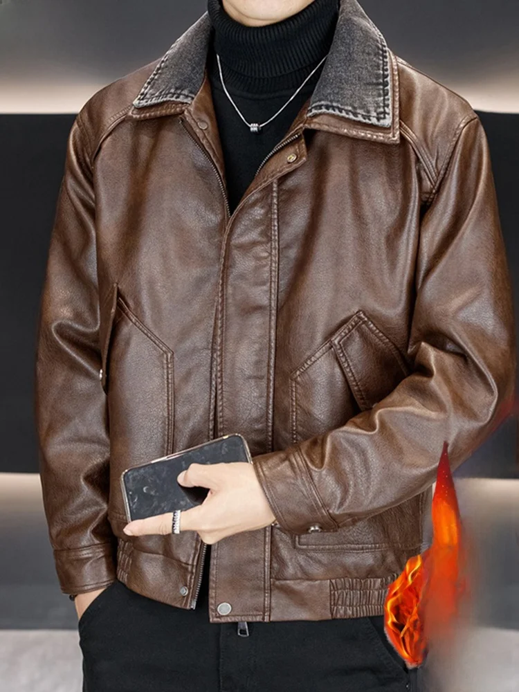 Мужская кожаная куртка TUCANO с флисовой подкладкой, утепленная, приталенного кроя, повседневная, глянцевая, теплая и стильная
Мужская кожаная куртка TUCANO с флисовой подкладкой, утепленная, приталенного кроя, повседневная, глянцевая, теплая и стильная