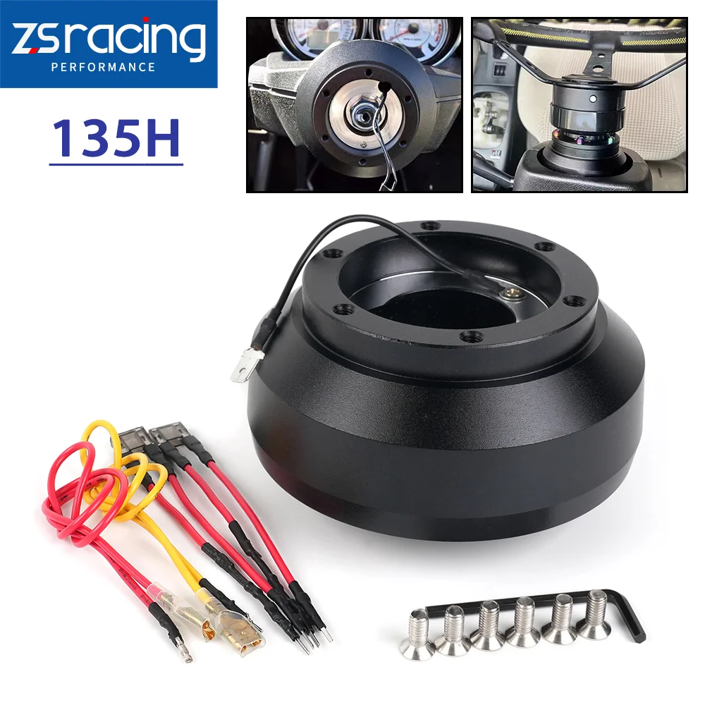ZSRA-135H Steering Wheel Short Hub Adapter Black For Honda Civic/Fit 2016-up Honda Accord 2013-up Acura ILX 2013-up QR051
ZSRA-135H Steering Wheel Short Hub Adapter Black For Honda Civic/Fit 2016-up Honda Accord 2013-up Acura ILX 2013-up QR051