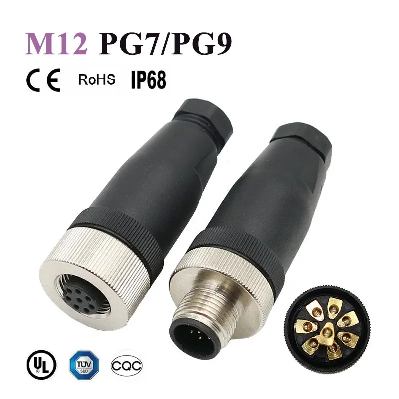 IP68 M12 Тип кодирования Мужской Женский Разъем 4-контактный D-код 5 8-контактный сердечник Винт Замок Проводная заглушка PG7 PG9 Водонепроницаемая заглушка головки 1 шт.
IP68 M12 Тип кодирования Мужской Женский Разъем 4-контактный D-код 5 8-контактный сердечник Винт Замок Проводная заглушка PG7 PG9 Водонепроницаемая заглушка головки 1 шт.