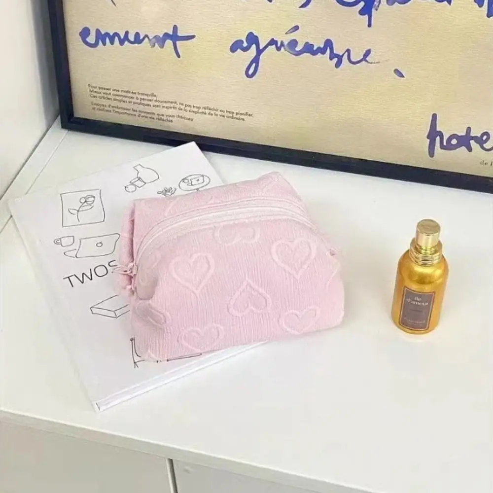Cute Pink Heart Cosmetic Bag Mini Large Capacity Lipstick Storage Bag Coin Purse
Cute Pink Heart Cosmetic Bag Mini Large Capacity Lipstick Storage Bag Coin Purse