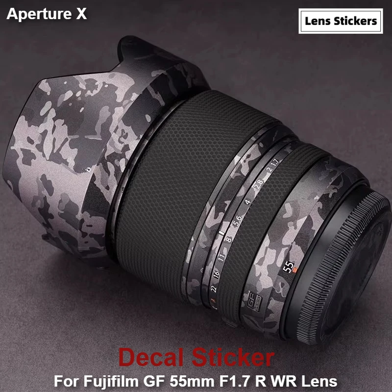 For Fuji GF55F1.7 Lens Premium Decal Skin for Fujifilm GF55mm F1.7 R WR Lens Protector Cover Film 55F1.7 Protective Sticker
For Fuji GF55F1.7 Lens Premium Decal Skin for Fujifilm GF55mm F1.7 R WR Lens Protector Cover Film 55F1.7 Protective Sticker