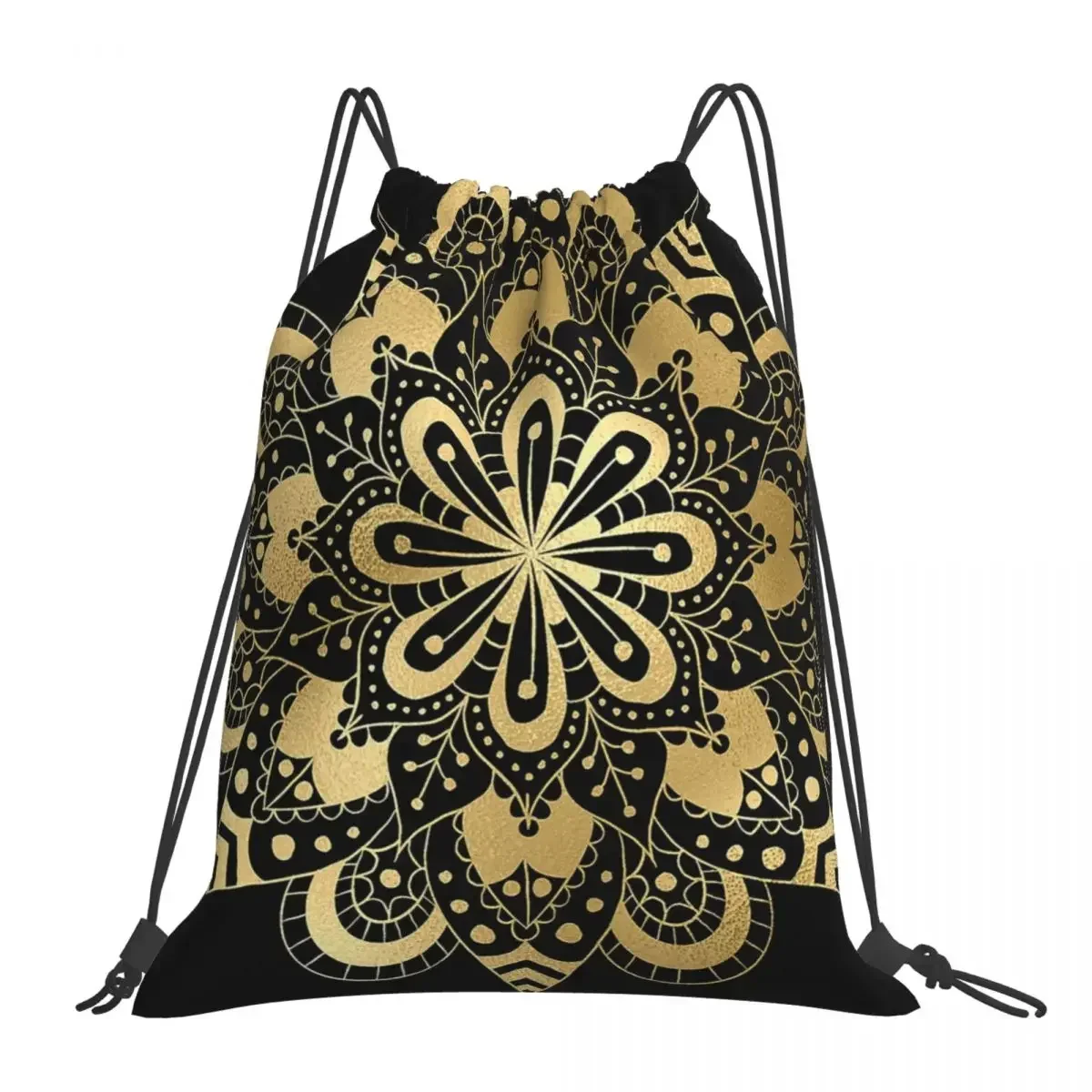 Gold Mandala Backpacks Casual Portable Drawstring Bags Drawstring Bundle Pocket Shoes Bag BookBag For Travel School
Gold Mandala Backpacks Casual Portable Drawstring Bags Drawstring Bundle Pocket Shoes Bag BookBag For Travel School
