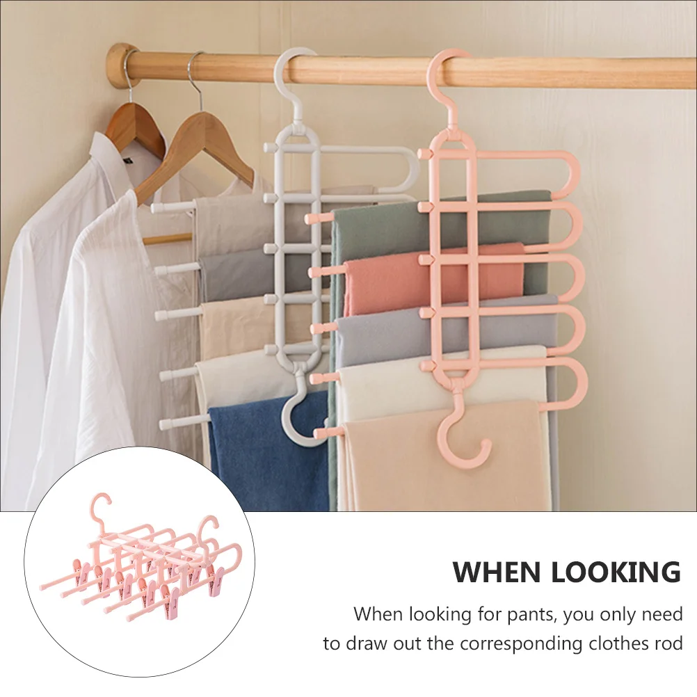 Pants Hanger Rack Closet Organizer Space Saving Wardrobe Storage Multifunctional Jeans Holder For Seasonal Clothes
Pants Hanger Rack Closet Organizer Space Saving Wardrobe Storage Multifunctional Jeans Holder For Seasonal Clothes