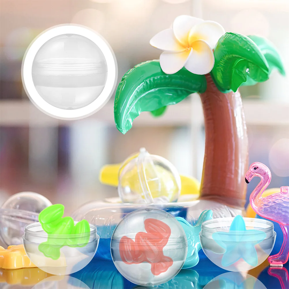 100 Pcs Gumballs Round Shell Toy Capsules Vending Machine Small Fillable Case Transparent Kids Party Favors Baby
100 Pcs Gumballs Round Shell Toy Capsules Vending Machine Small Fillable Case Transparent Kids Party Favors Baby