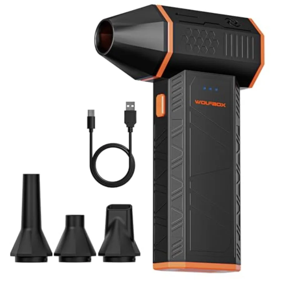 MegaFlow 50 Compressed Air Duster-110000RPM Super Power Electric Air Duster 3-Gear Adjustable Mini Blower with Fast Charging Du
MegaFlow 50 Compressed Air Duster-110000RPM Super Power Electric Air Duster 3-Gear Adjustable Mini Blower with Fast Charging Du