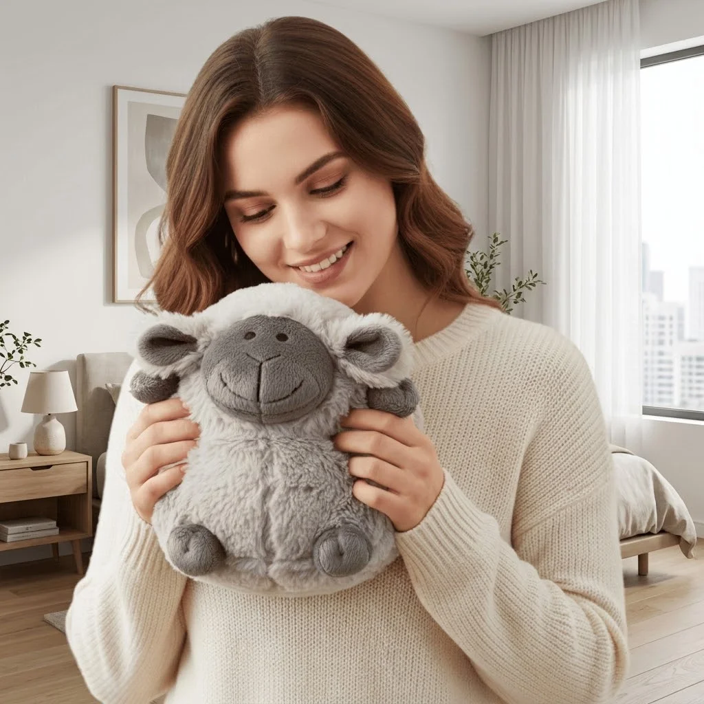 Fluffy Sheep Plush Toy Cozy Huggable Stuffed Lamb Doll Chubby Plush Pillow Toy Skin-Friendly Sheep Ball Doll Home Bedroom Decor
Fluffy Sheep Plush Toy Cozy Huggable Stuffed Lamb Doll Chubby Plush Pillow Toy Skin-Friendly Sheep Ball Doll Home Bedroom Decor