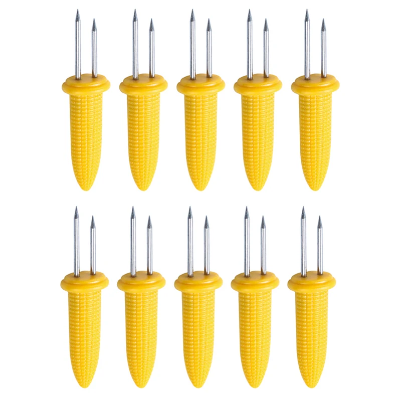 10Pcs Corn Holders Small Stainless Steel Corn Cob Holder Outdoor Barbecue Cooking Corn Forks BBQ Food Picks Kitchen Accessories
10Pcs Corn Holders Small Stainless Steel Corn Cob Holder Outdoor Barbecue Cooking Corn Forks BBQ Food Picks Kitchen Accessories