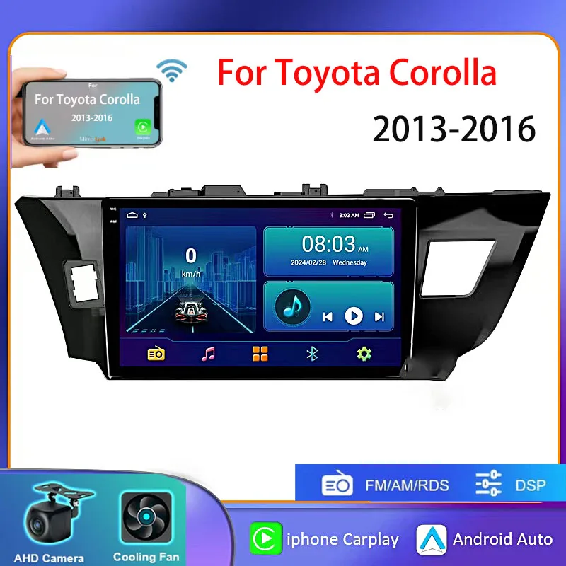 10“Android13 For Toyota Corolla 2013-2016 Wireless Carplay QLED Touch Screen GPS Navi Car Player WIFI Auto BT
10“Android13 For Toyota Corolla 2013-2016 Wireless Carplay QLED Touch Screen GPS Navi Car Player WIFI Auto BT
