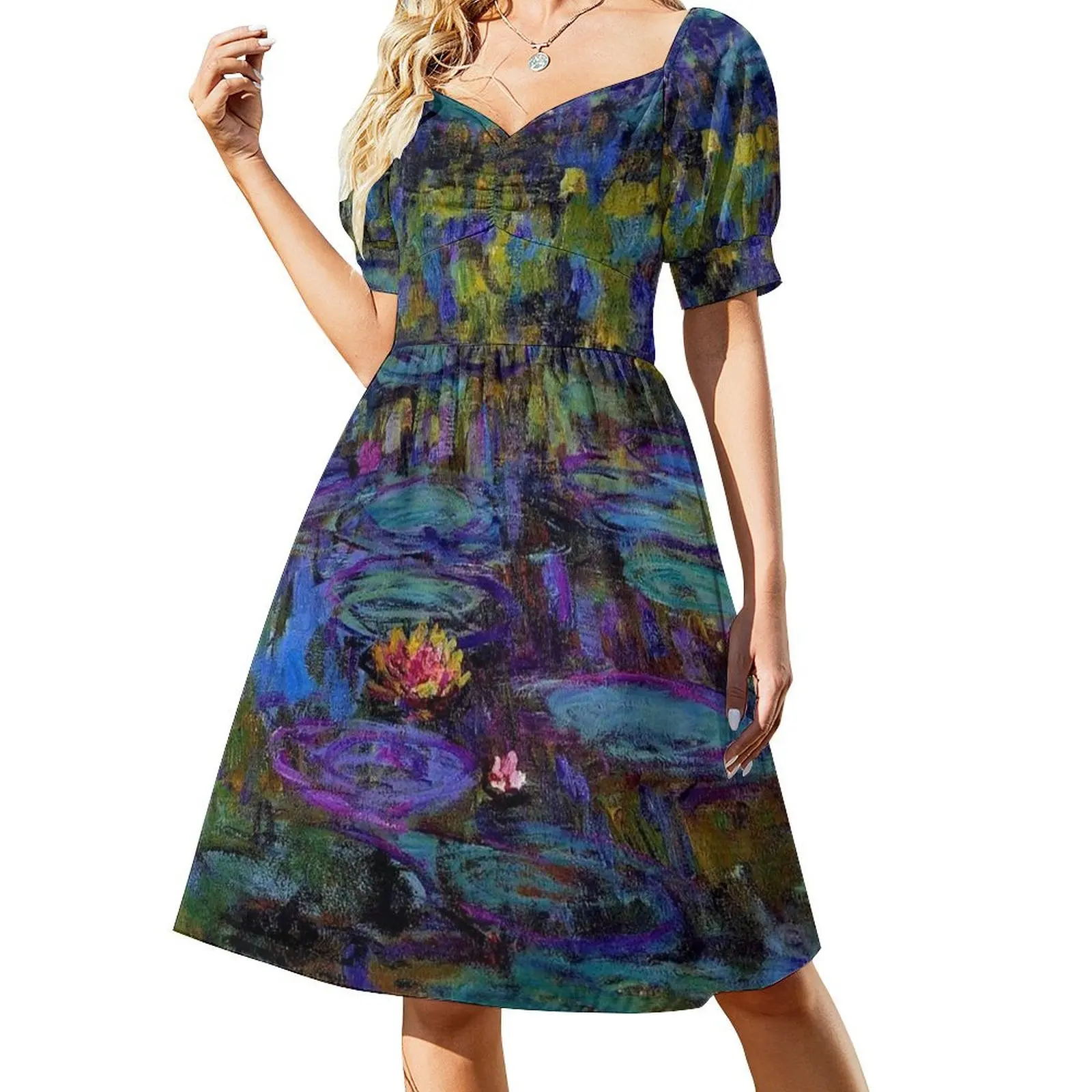 Monet Water Lilies Short Sleeved Dress Clothing sexy dress birthday dress for women luxury 2025
Monet Water Lilies Short Sleeved Dress Clothing sexy dress birthday dress for women luxury 2025