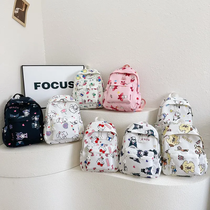 2024 Cute Kuromi My Melody Children Bag Sanrio Kawaii Anime Cartoon Cute Backpack Lightweight Large Capacity Gift for Kids
2024 Cute Kuromi My Melody Children Bag Sanrio Kawaii Anime Cartoon Cute Backpack Lightweight Large Capacity Gift for Kids