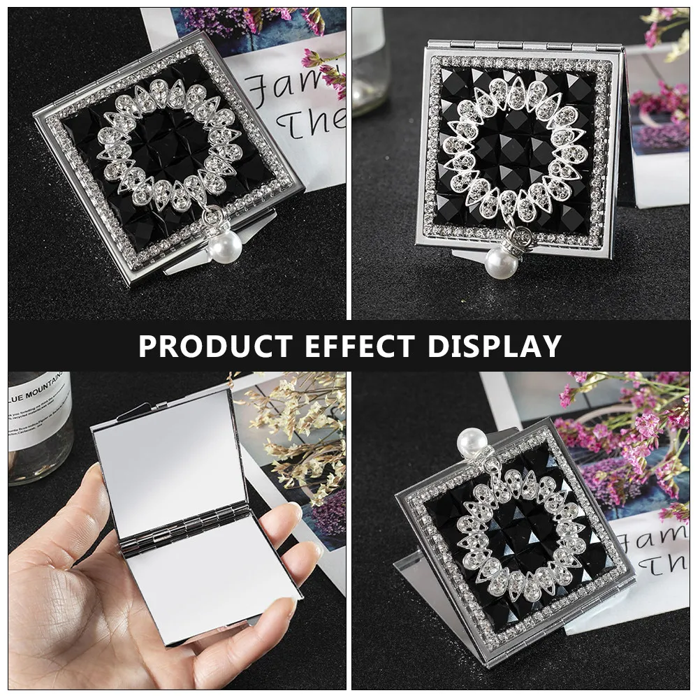 1Pcs Folding Portable Mirror Double-Sided Hd Glass Metal Frame with Pearl Pendant Elegant Flower Design Travel Makeup
1Pcs Folding Portable Mirror Double-Sided Hd Glass Metal Frame with Pearl Pendant Elegant Flower Design Travel Makeup