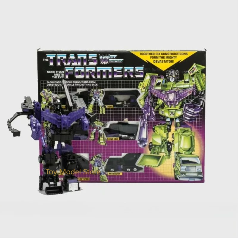 Anime Transformer G1 Devastator 6-in-1 Black Limited Edition Combiner Action Figure Collectible Model Toy
Anime Transformer G1 Devastator 6-in-1 Black Limited Edition Combiner Action Figure Collectible Model Toy