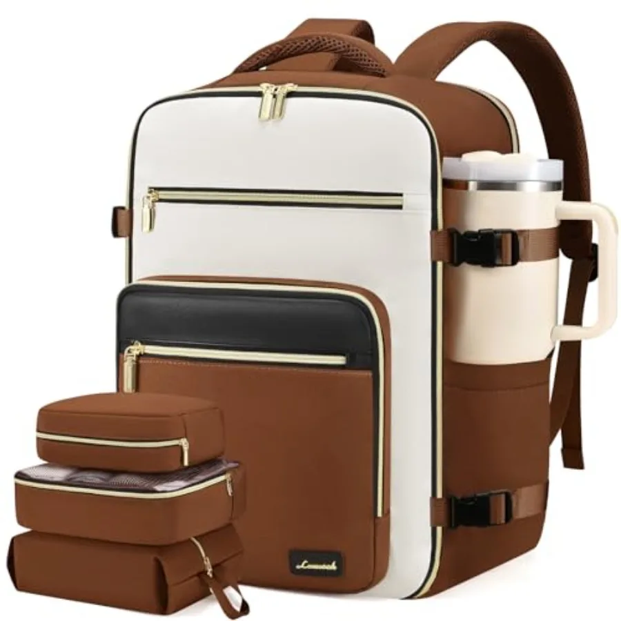 Travel Backpack For Women, 50L Carry On Backpack Flight Approved, TSA Personal Item Travel Bag Fits 18 Inch Laptop, Business We
Travel Backpack For Women, 50L Carry On Backpack Flight Approved, TSA Personal Item Travel Bag Fits 18 Inch Laptop, Business We