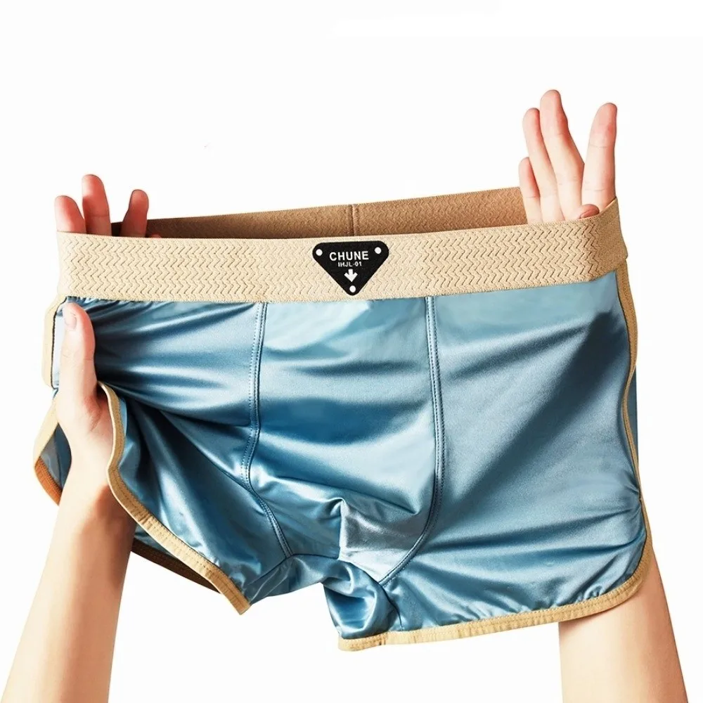 3Pcs Breathable Thin Satin Silk Boxer Briefs Mid Waist Seamless Ice Silk Boxers Lingerie Underpants Underwear for Men Men
3Pcs Breathable Thin Satin Silk Boxer Briefs Mid Waist Seamless Ice Silk Boxers Lingerie Underpants Underwear for Men Men