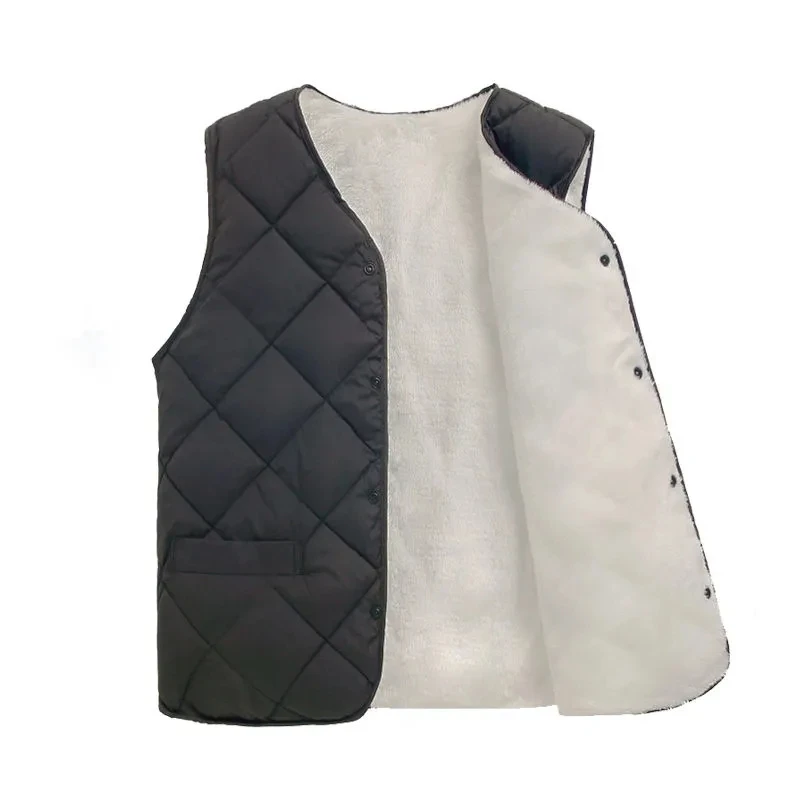 Men Cotton Vest Casual Sleeveless Plus Velvet Gilet Autumn Winter Button Zipper Solid Chaleco Hombre Fashion V Neck Waistcoat
Men Cotton Vest Casual Sleeveless Plus Velvet Gilet Autumn Winter Button Zipper Solid Chaleco Hombre Fashion V Neck Waistcoat