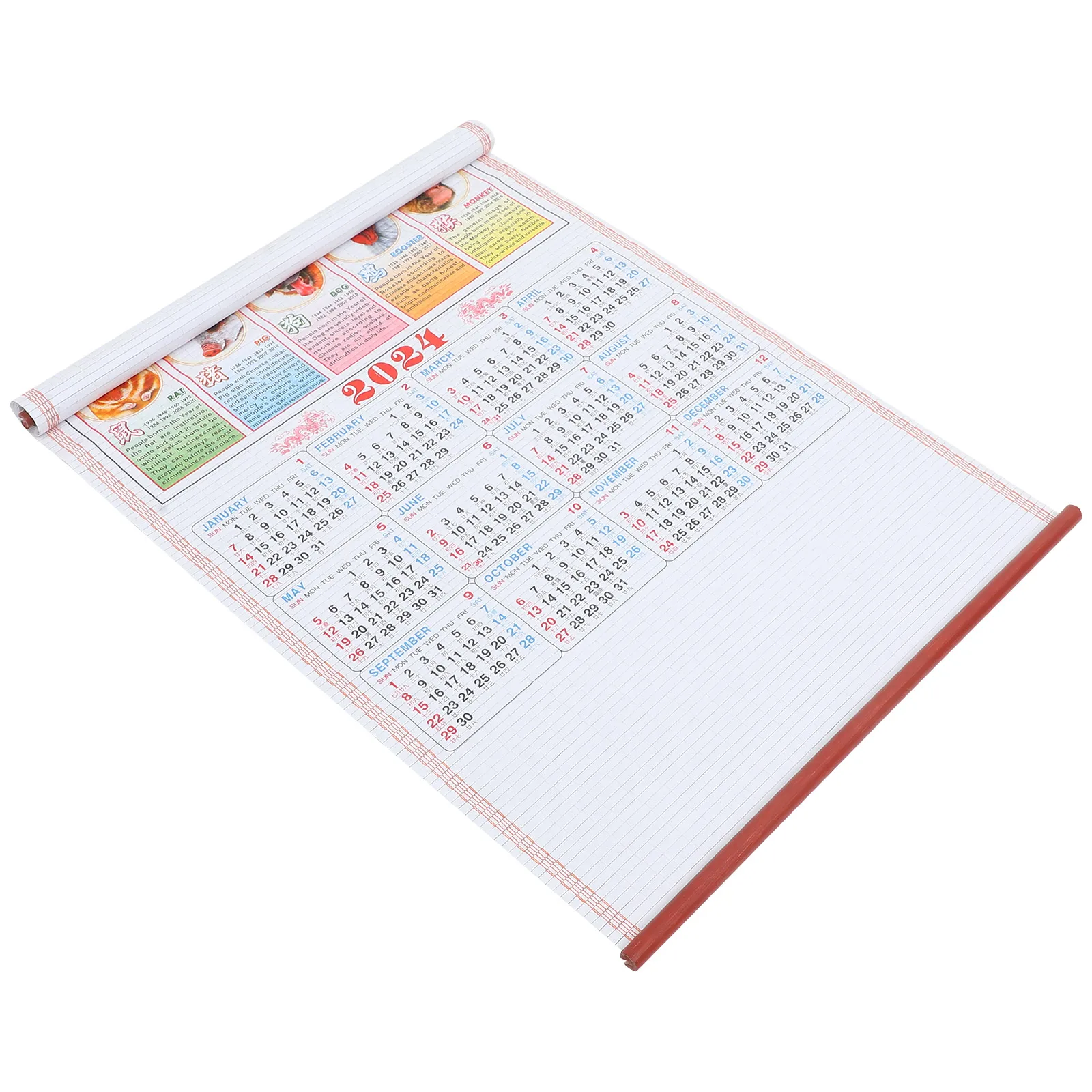 2024 Zodiac Monthly Calendar Thickened Material Stable Quality Lunar Date Daily Wall Decor Home Office Traditional
2024 Zodiac Monthly Calendar Thickened Material Stable Quality Lunar Date Daily Wall Decor Home Office Traditional