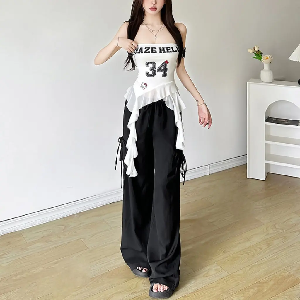 Summer New Women's Slim-fit Fashion Sleeveless Top Solid Color with Collar And Letter Print European And American Style
Summer New Women's Slim-fit Fashion Sleeveless Top Solid Color with Collar And Letter Print European And American Style