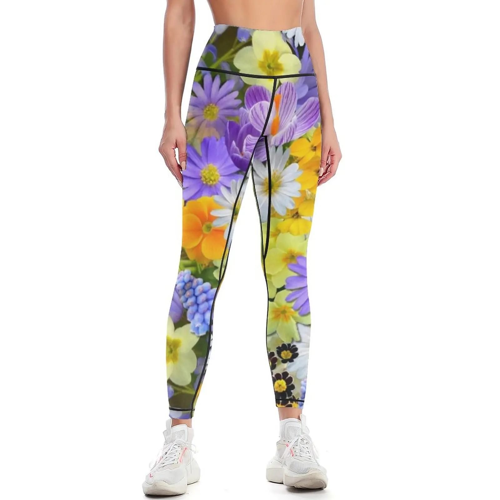 Bright And Colorful Spring Flowers Leggings sportswear for gym gym womans Women's high waist workout clothes for Womens Leggings
Bright And Colorful Spring Flowers Leggings sportswear for gym gym womans Women's high waist workout clothes for Womens Leggings