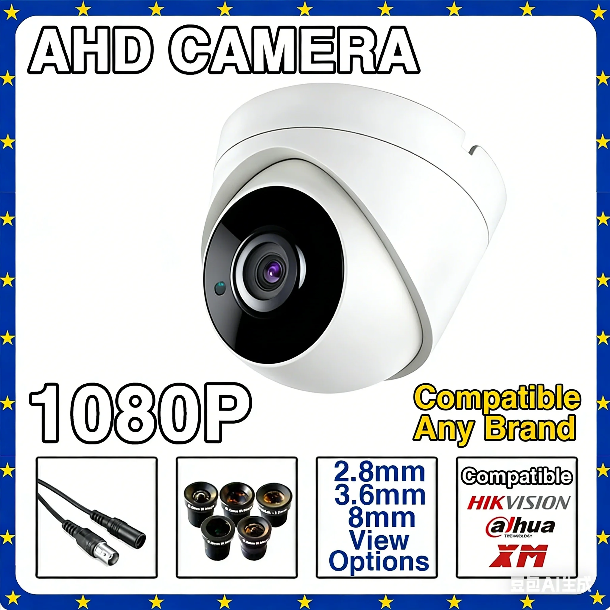 Мини-комнатная купольная камера видеонаблюдения 2,8 мм, широкоугольная, 1920*1080P, 2 МП, HD, AHD, инфракрасное ночное видение, домашняя безопасность, 24 часа/7 наблюдения
Мини-комнатная купольная камера видеонаблюдения 2,8 мм, широкоугольная, 1920*1080P, 2 МП, HD, AHD, инфракрасное ночное видение, домашняя безопасность, 24 часа/7 наблюдения