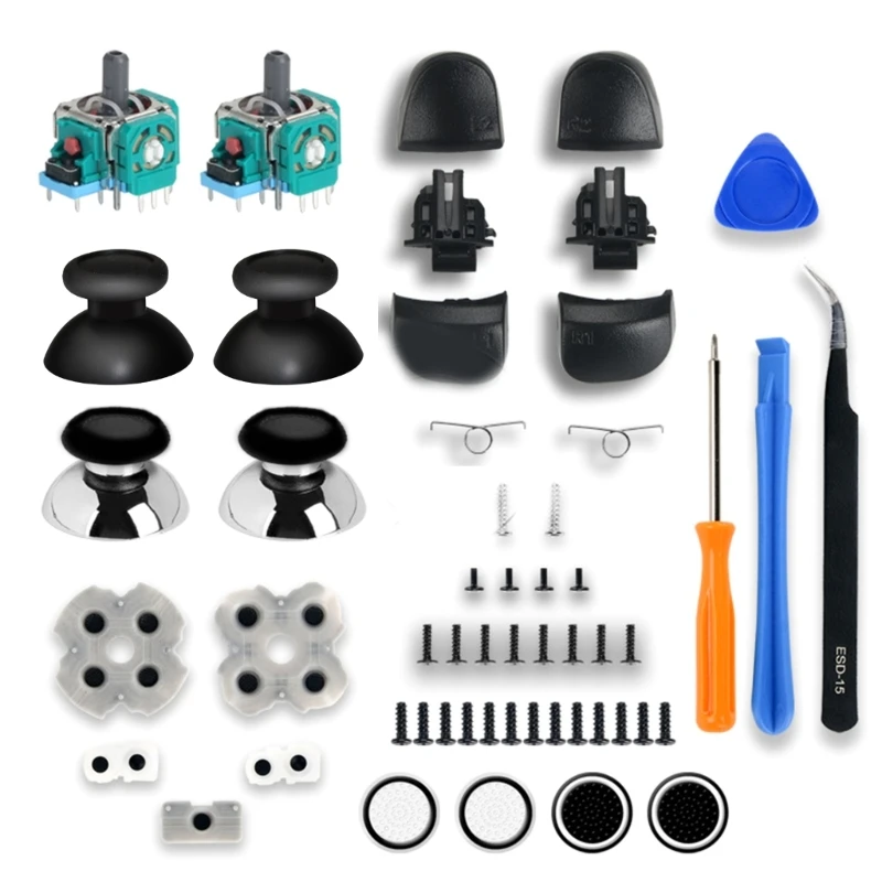 For Controller 3D Analog Joystick Thumb Sticks Adjustable Resistor Replacement Repair Parts with Repair Screwdriver
For Controller 3D Analog Joystick Thumb Sticks Adjustable Resistor Replacement Repair Parts with Repair Screwdriver