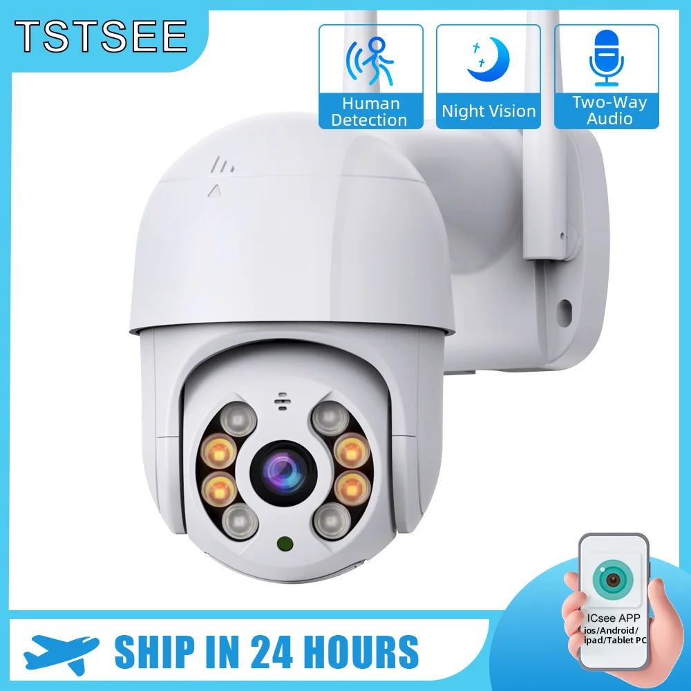 TSTSEE 4K Wireless Security Cameras Outdoor PTZ WIFI Surveillance Camera 5XZoom Human Detect ICsee CCTV Camera Waterproof
TSTSEE 4K Wireless Security Cameras Outdoor PTZ WIFI Surveillance Camera 5XZoom Human Detect ICsee CCTV Camera Waterproof