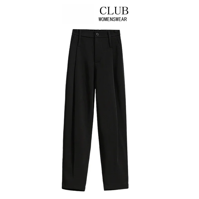 High Waist Slim Fit Nine-Tenths Suit Pants for Women Summer Thin Model plus Size Black Wide Leg Pants Commute Style Korean Ve...
High Waist Slim Fit Nine-Tenths Suit Pants for Women Summer Thin Model plus Size Black Wide Leg Pants Commute Style Korean Ve...