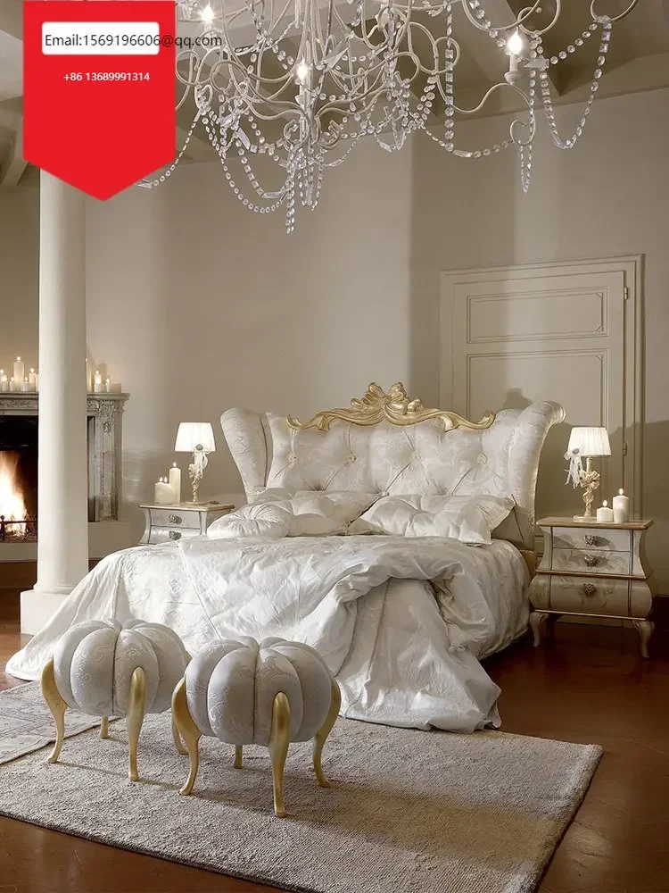 European luxury style design double master bedroom big bed American villa deluxe princess
European luxury style design double master bedroom big bed American villa deluxe princess