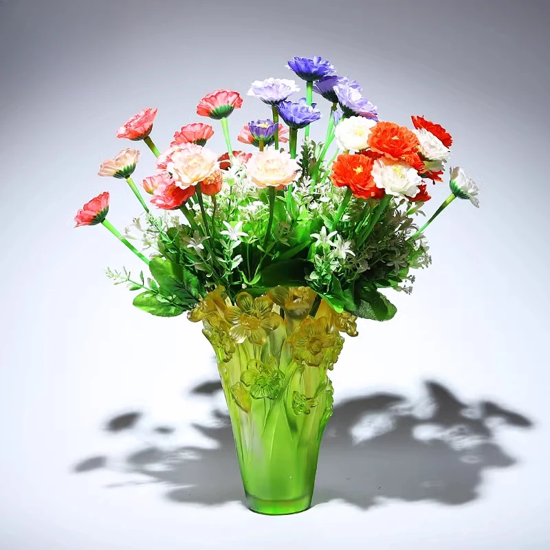 High-end glazed handicrafts, daffodils, vase ornament simulation, living room flower arrangement, light luxury, high-end
High-end glazed handicrafts, daffodils, vase ornament simulation, living room flower arrangement, light luxury, high-end