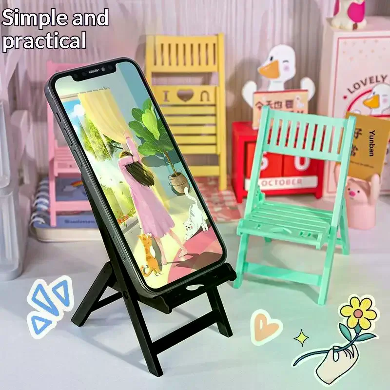 Mini Beach Chair Shape Cell Phone Stand Foldable Universal Candy Color Mobile Phone Holder Multi Angle Cradle For Desk Tablet
Mini Beach Chair Shape Cell Phone Stand Foldable Universal Candy Color Mobile Phone Holder Multi Angle Cradle For Desk Tablet