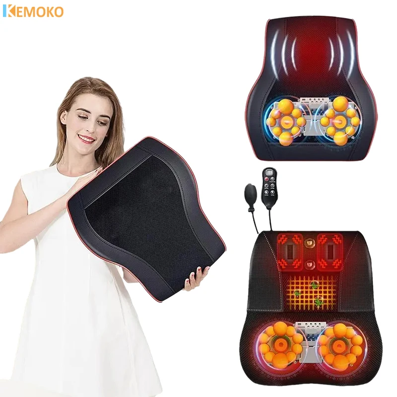 Electric Cervical Ttraction Body Massager Car Back Pillow with Heating Vibrating Back Pillow with Heat Vibrating Massage Device
Electric Cervical Ttraction Body Massager Car Back Pillow with Heating Vibrating Back Pillow with Heat Vibrating Massage Device