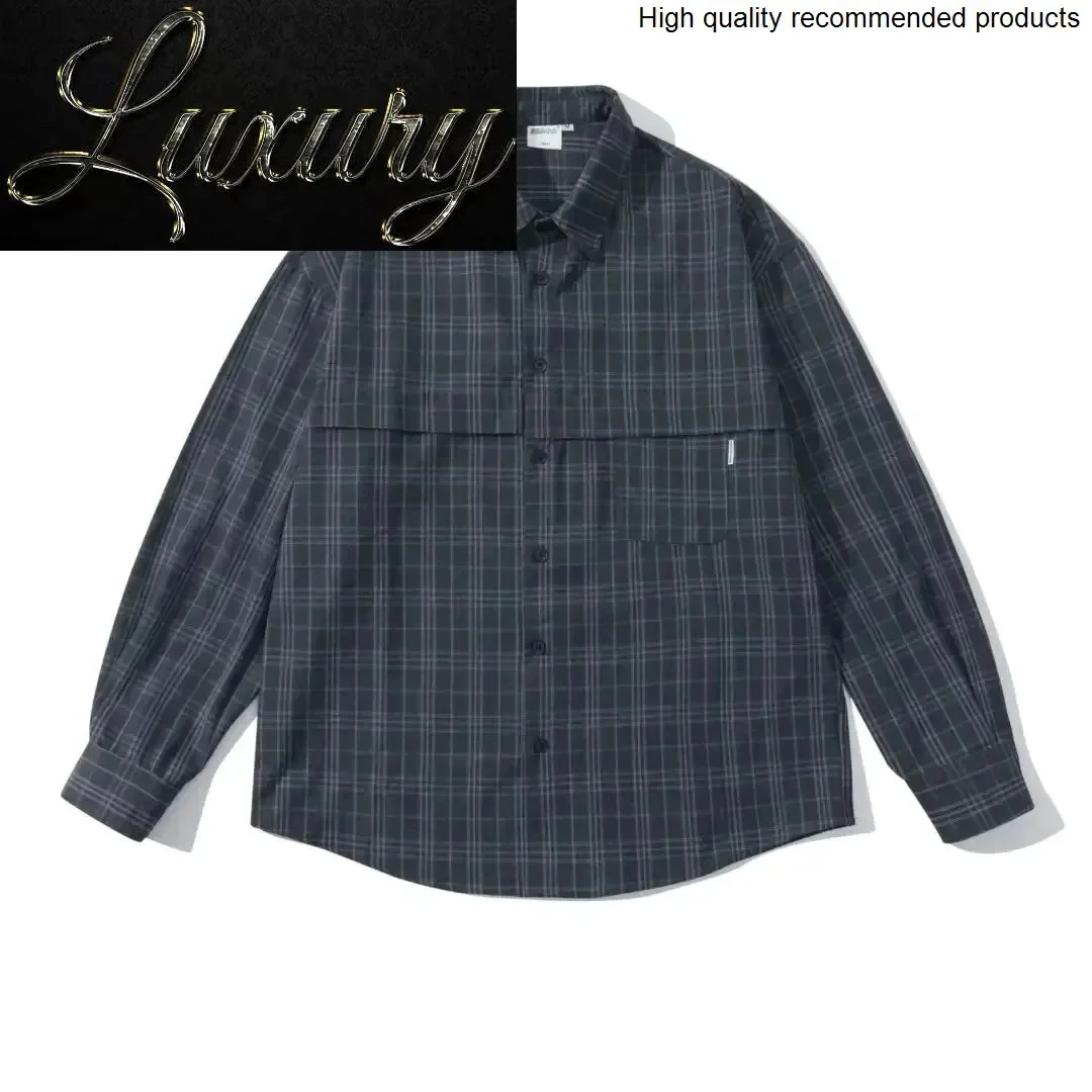 Loose Men Cityboy Japanese Streetwear Casual Long Sleeve Student Fashion Oversize Plaid Shirts Man Spring Autumn Clothing
Loose Men Cityboy Japanese Streetwear Casual Long Sleeve Student Fashion Oversize Plaid Shirts Man Spring Autumn Clothing