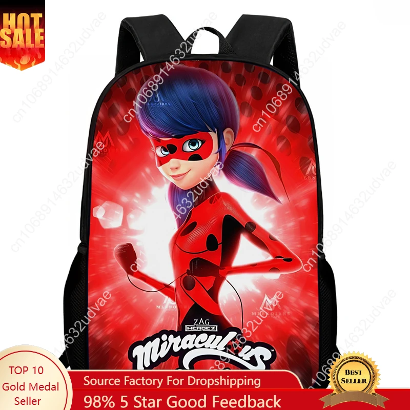 Mochila School Backpack,Cartoon Miracle Girl Ladybug School Bags for Girls Boys,Durable &Light Weight Kids Bag for Kindergarteen
Mochila School Backpack,Cartoon Miracle Girl Ladybug School Bags for Girls Boys,Durable &Light Weight Kids Bag for Kindergarteen