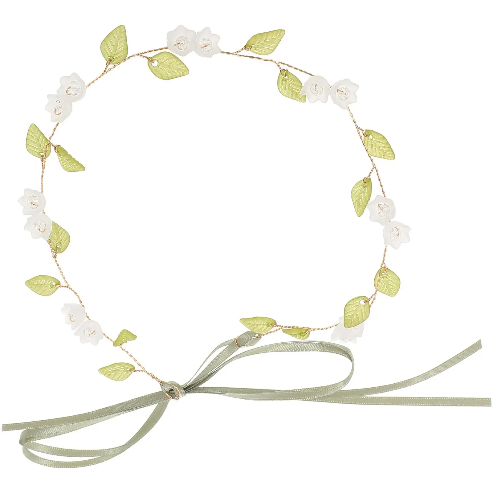 Lily of Flower Garland Headband Green Wedding Hair Accessories Bridal Headpiece Floral Women Decorative Prom Hairband
Lily of Flower Garland Headband Green Wedding Hair Accessories Bridal Headpiece Floral Women Decorative Prom Hairband