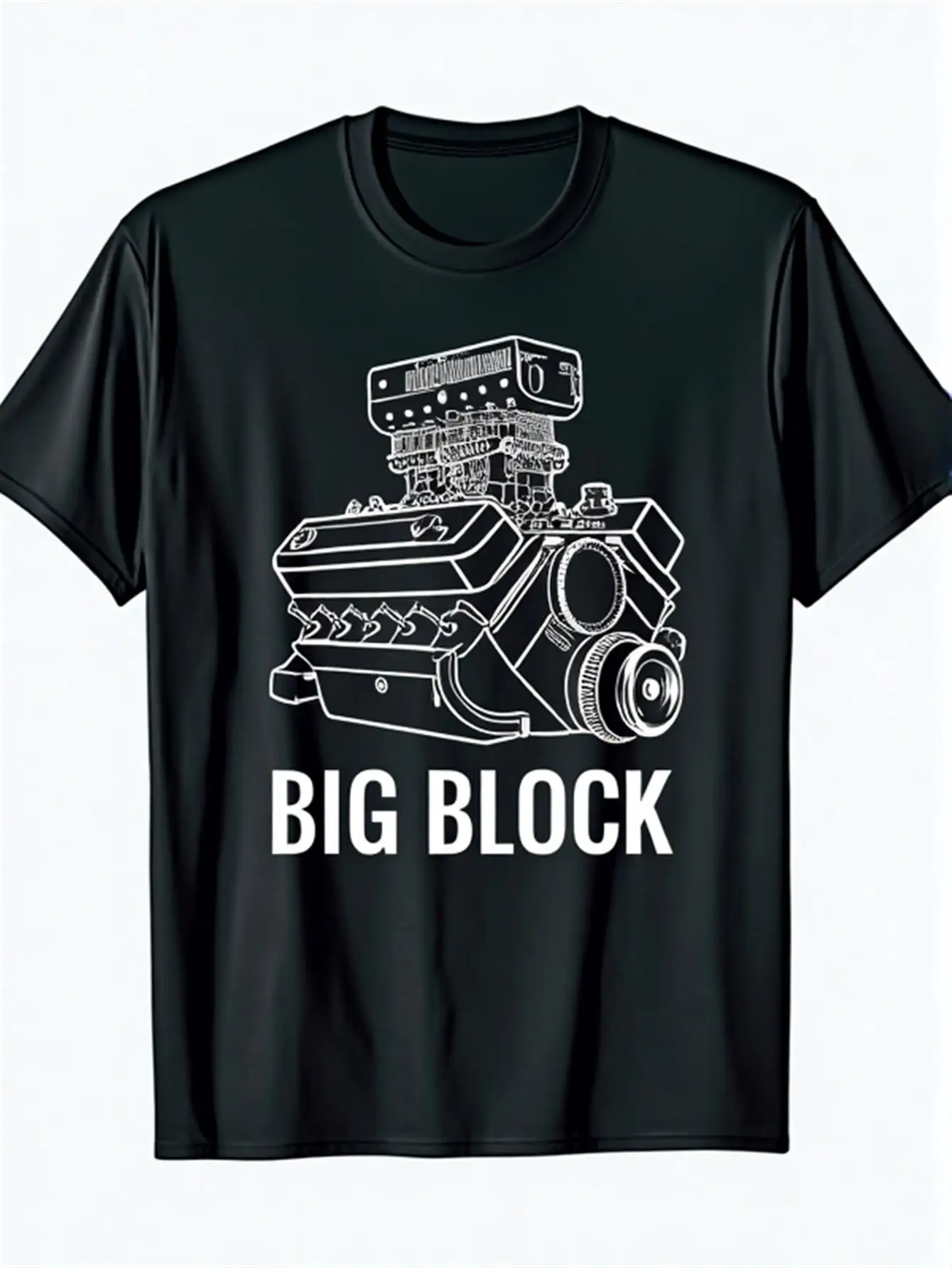 Vintage Car Enthusiast BIG BLOCK V8 Engine Graphic T-Shirt 100% Cotton O-Neck Short Sleeve Summer Casual Mens T-shirt Streetwear
Vintage Car Enthusiast BIG BLOCK V8 Engine Graphic T-Shirt 100% Cotton O-Neck Short Sleeve Summer Casual Mens T-shirt Streetwear