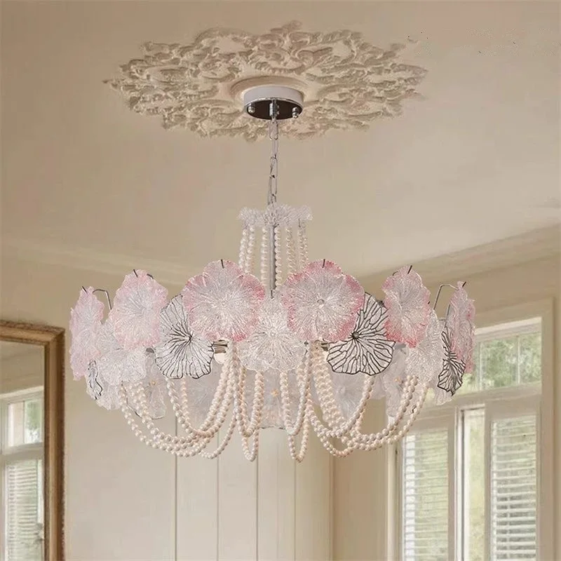 French cream style light luxury living room main light romantic retro medieval style dining room room art coloredchandelier
French cream style light luxury living room main light romantic retro medieval style dining room room art coloredchandelier