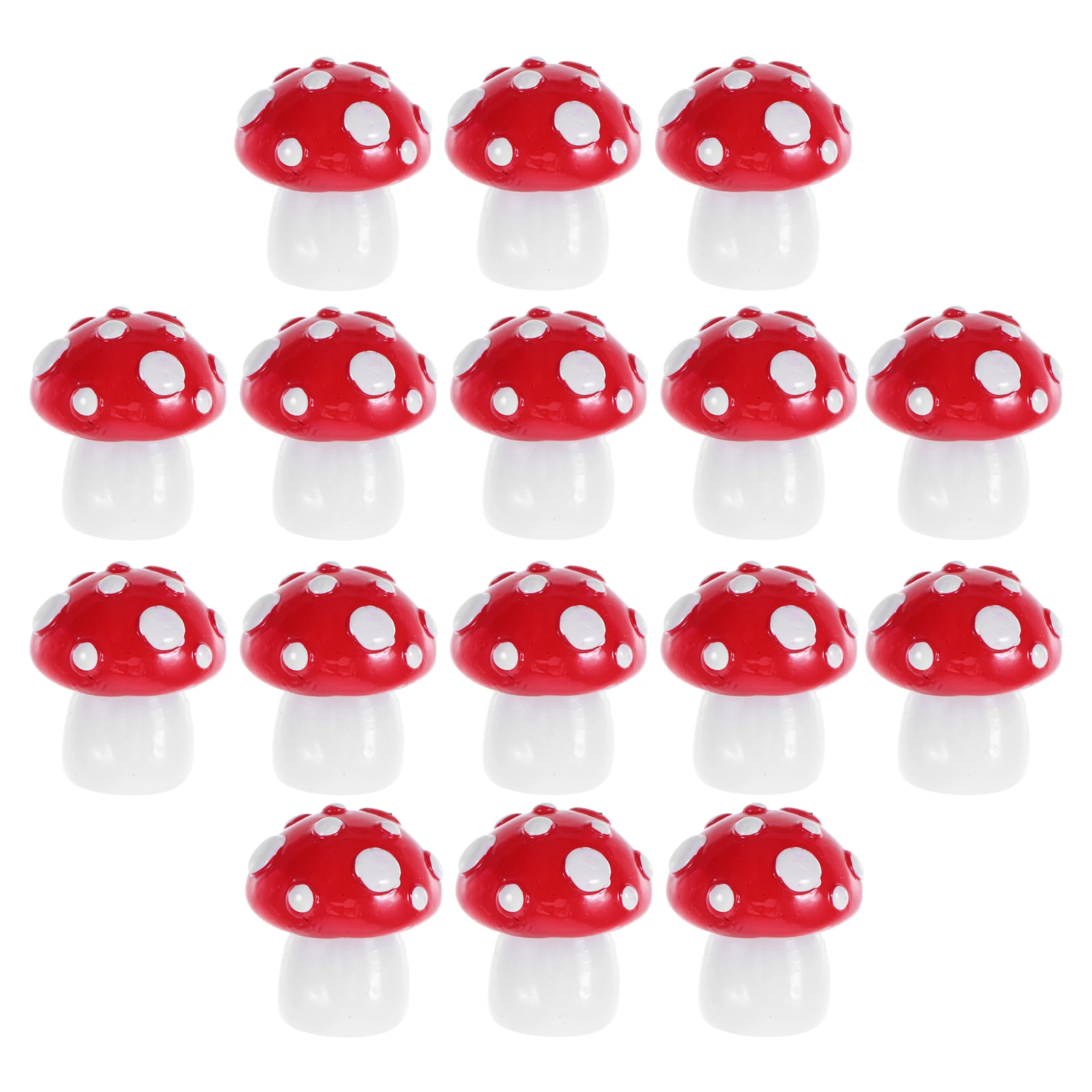 20pcs Mushroom Ornaments 3D Realistic Resin Figurines Home Decor Mini Luminous Garden Statue Landscape Accessories
20pcs Mushroom Ornaments 3D Realistic Resin Figurines Home Decor Mini Luminous Garden Statue Landscape Accessories