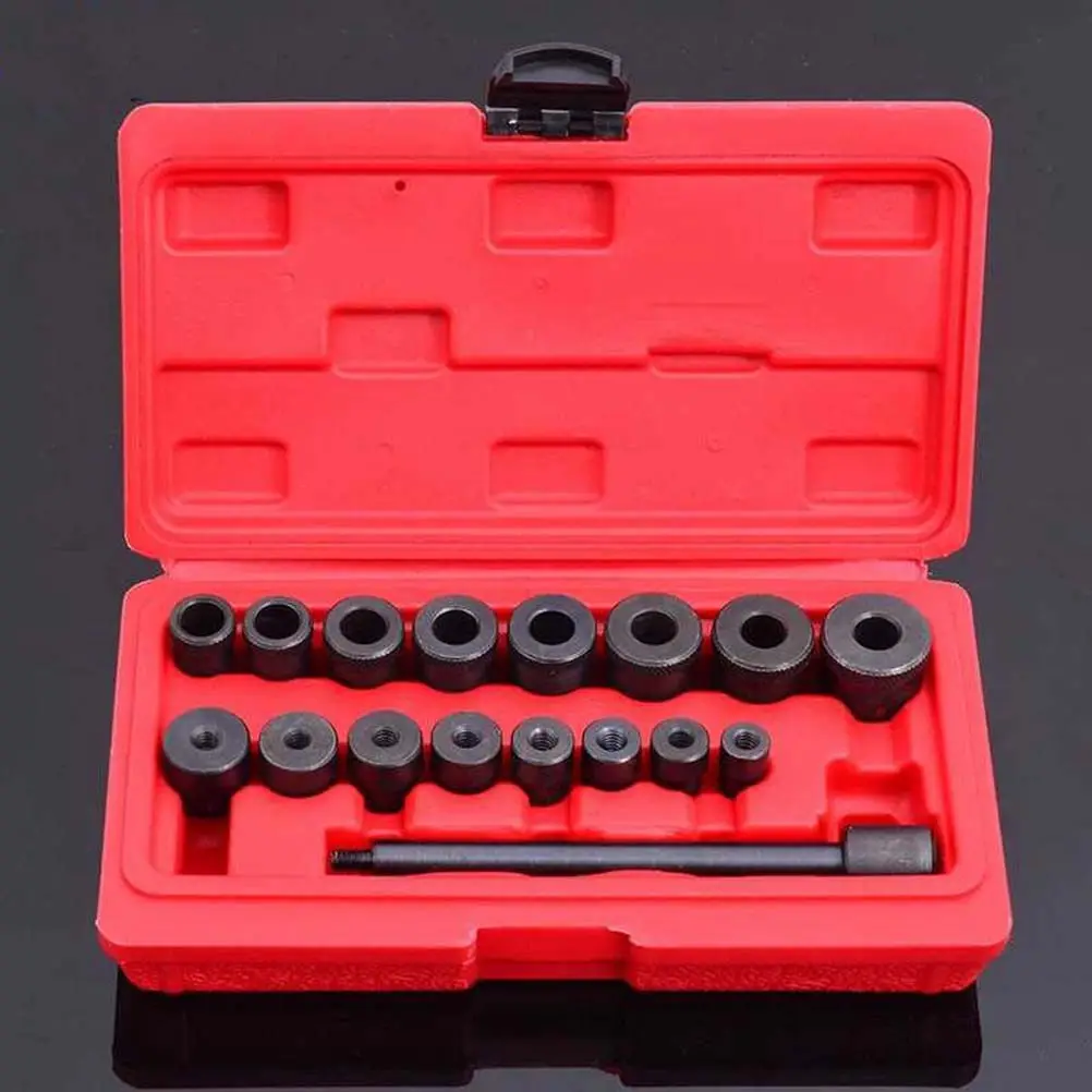 17 PCS Clutch Alignment Tool Set for Light Commercial Vehicles Drive Plate Correction Adjustment Kit Hole Corrector
17 PCS Clutch Alignment Tool Set for Light Commercial Vehicles Drive Plate Correction Adjustment Kit Hole Corrector