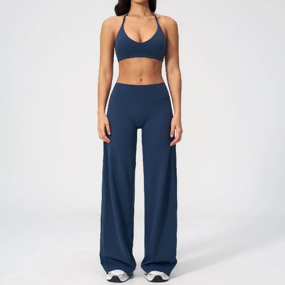 Yoga Suit 2PCS Sports Set Women Shockproof Fitness Top Gym Set Running Workout Clothes Female Bell-Bottomed Pants Athletic Wear
Yoga Suit 2PCS Sports Set Women Shockproof Fitness Top Gym Set Running Workout Clothes Female Bell-Bottomed Pants Athletic Wear