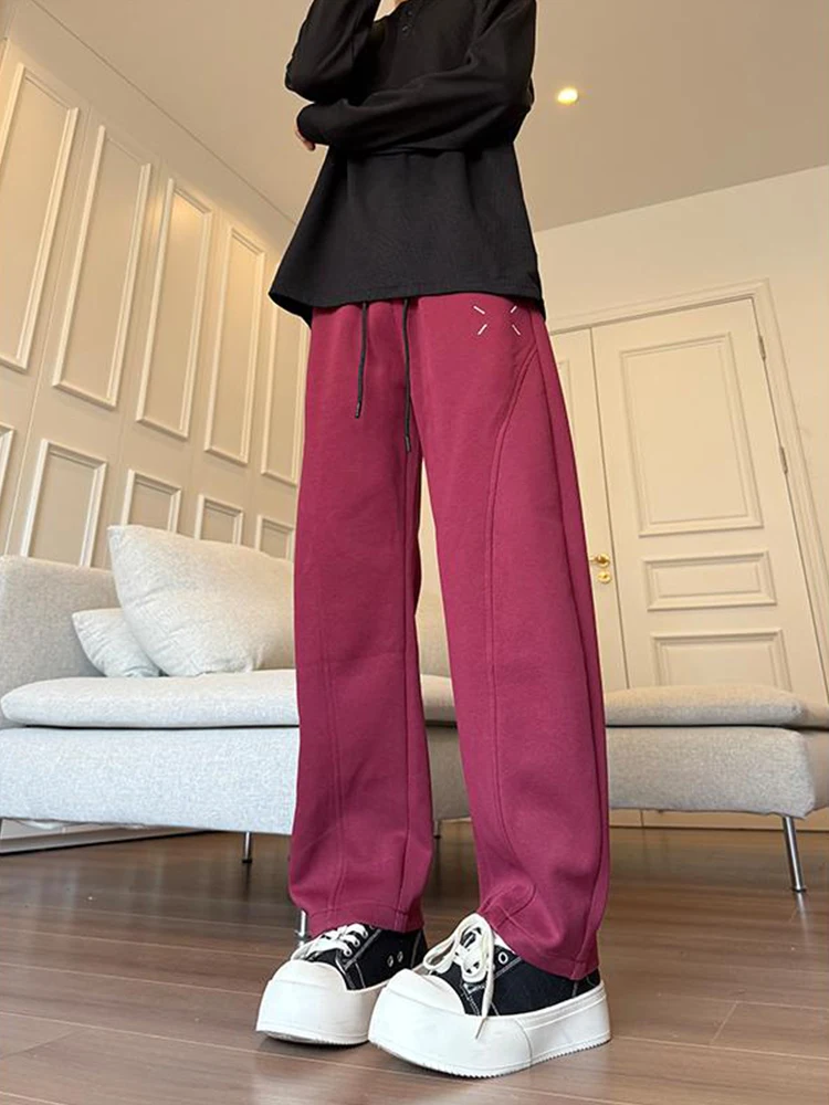 Red Embroidered Men's Spor Straight Leg Pants Autumn Casual Trousers Slimming Bell Bot Cleanfit American Sle Heavyweight
Red Embroidered Men's Spor Straight Leg Pants Autumn Casual Trousers Slimming Bell Bot Cleanfit American Sle Heavyweight