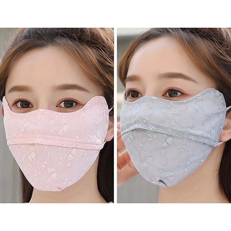 Universal Summer Thin Sunscreen Lace Mask Sunshade Solid Color Sunscreen Face Cover Strap Hanging Ear UV Protection Mask
Universal Summer Thin Sunscreen Lace Mask Sunshade Solid Color Sunscreen Face Cover Strap Hanging Ear UV Protection Mask